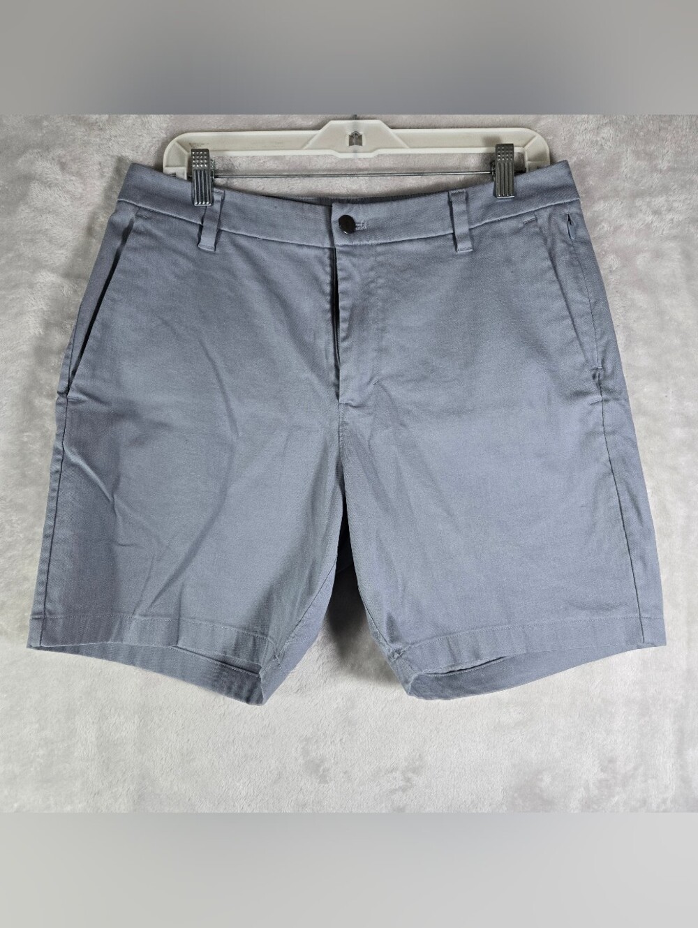 Lululemon Commission Oxford Shorts Mens Size 32 Classic Fit Blue Chinos 7”